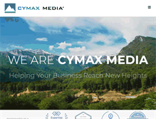 Tablet Screenshot of cymaxmedia.com